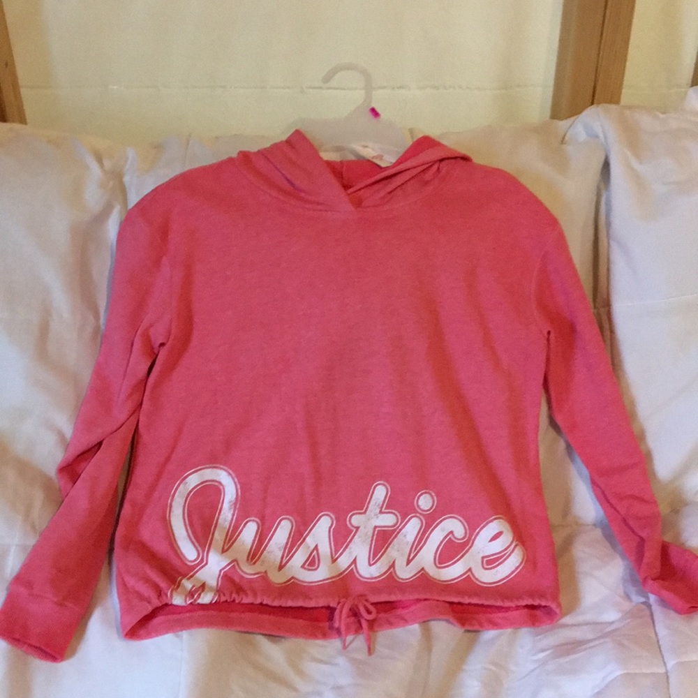 Justice girls sweatshirt size 18/20